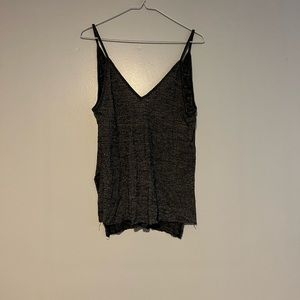project social T heathered grey tank